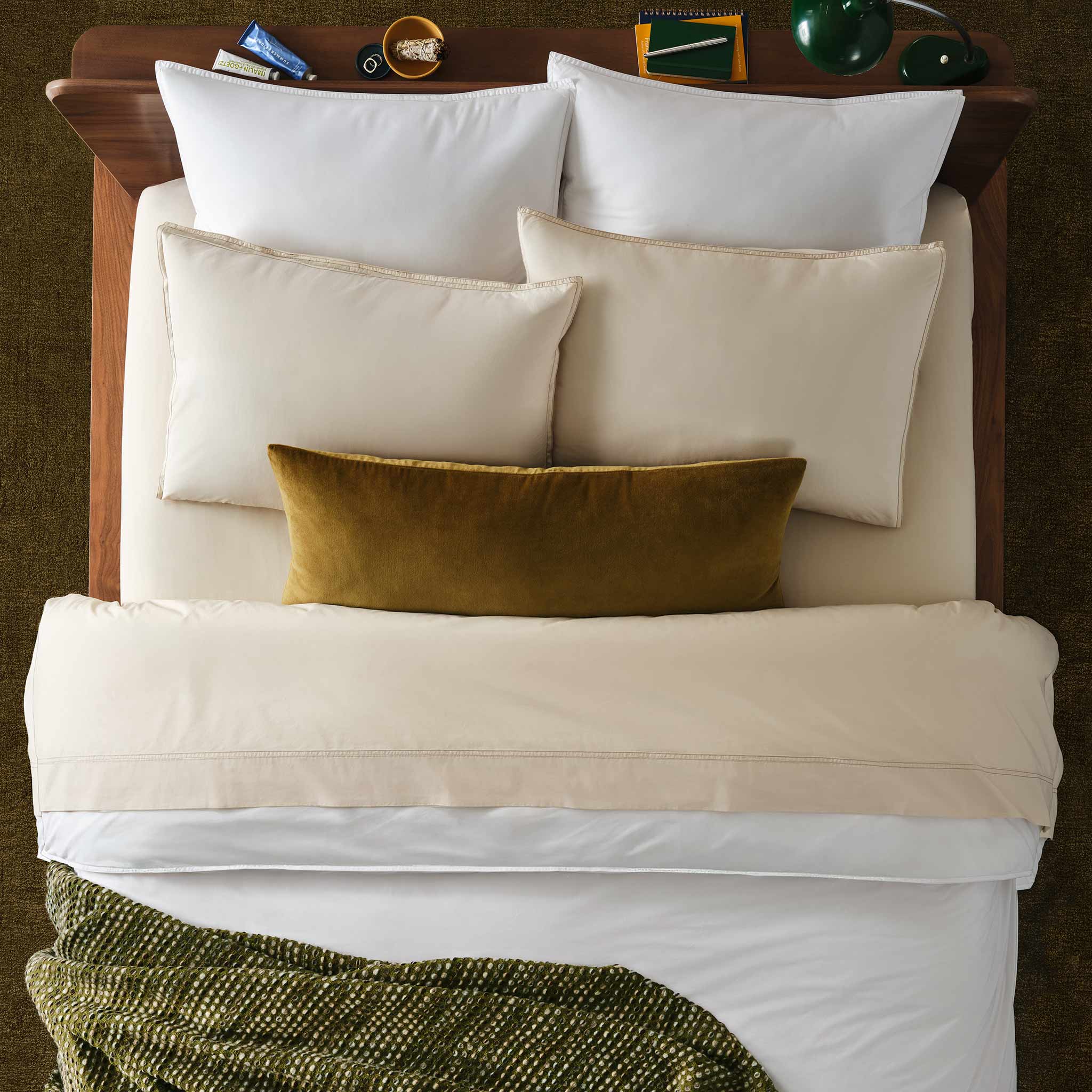 Washed Classic Percale Duvet Bundle