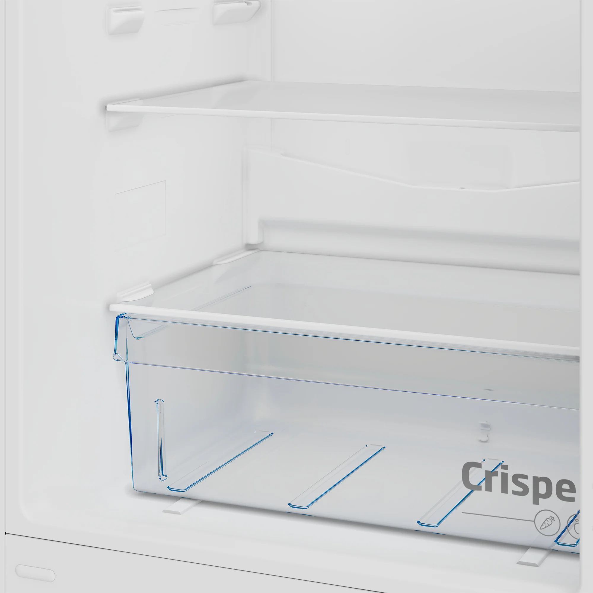 Beko 50/50 Silver Fridge Freezer | CSG4582S