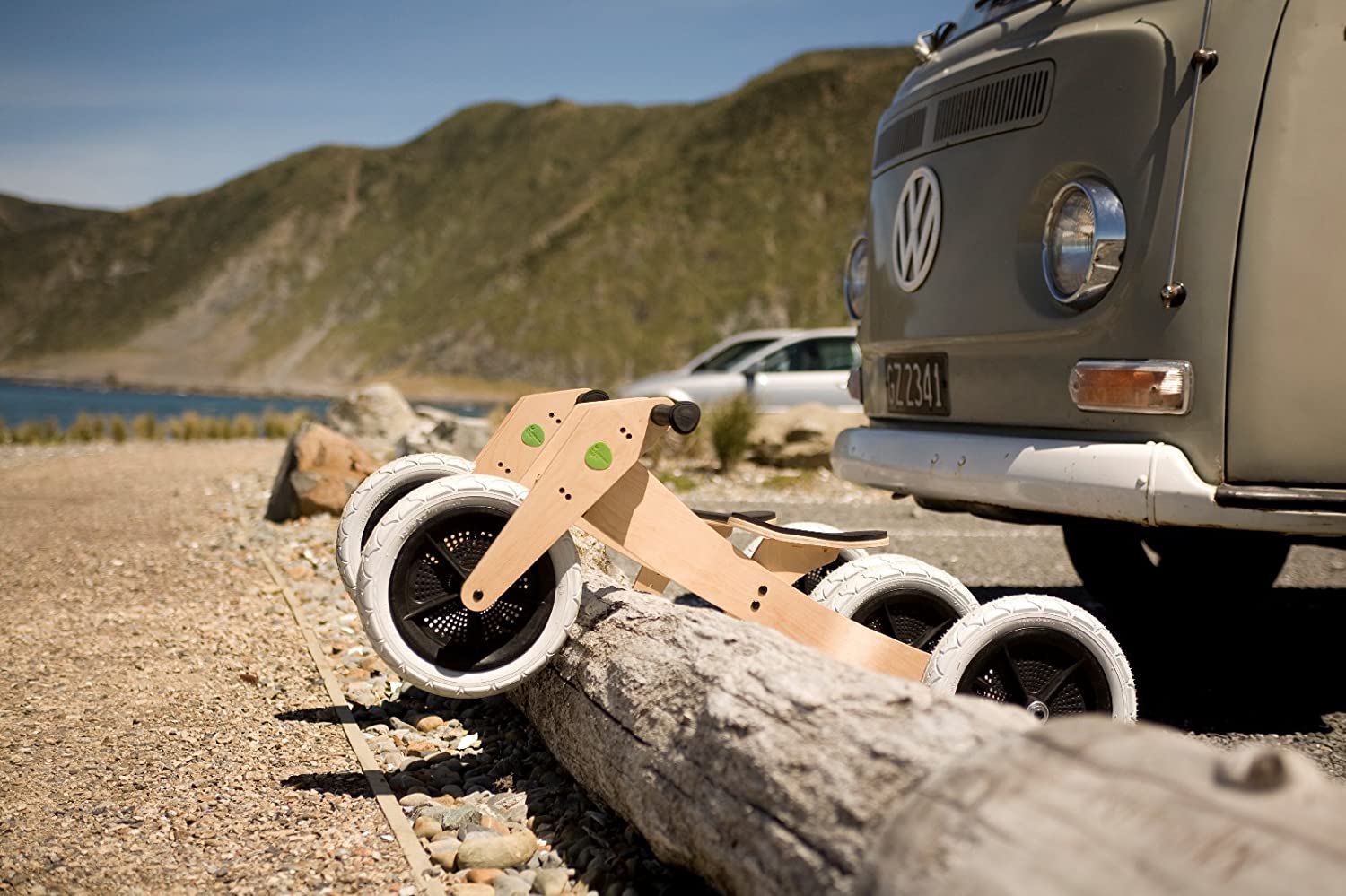 Bike 3 in 1 Wooden Balance Bike and Walker, Ages 1 to 5 Years