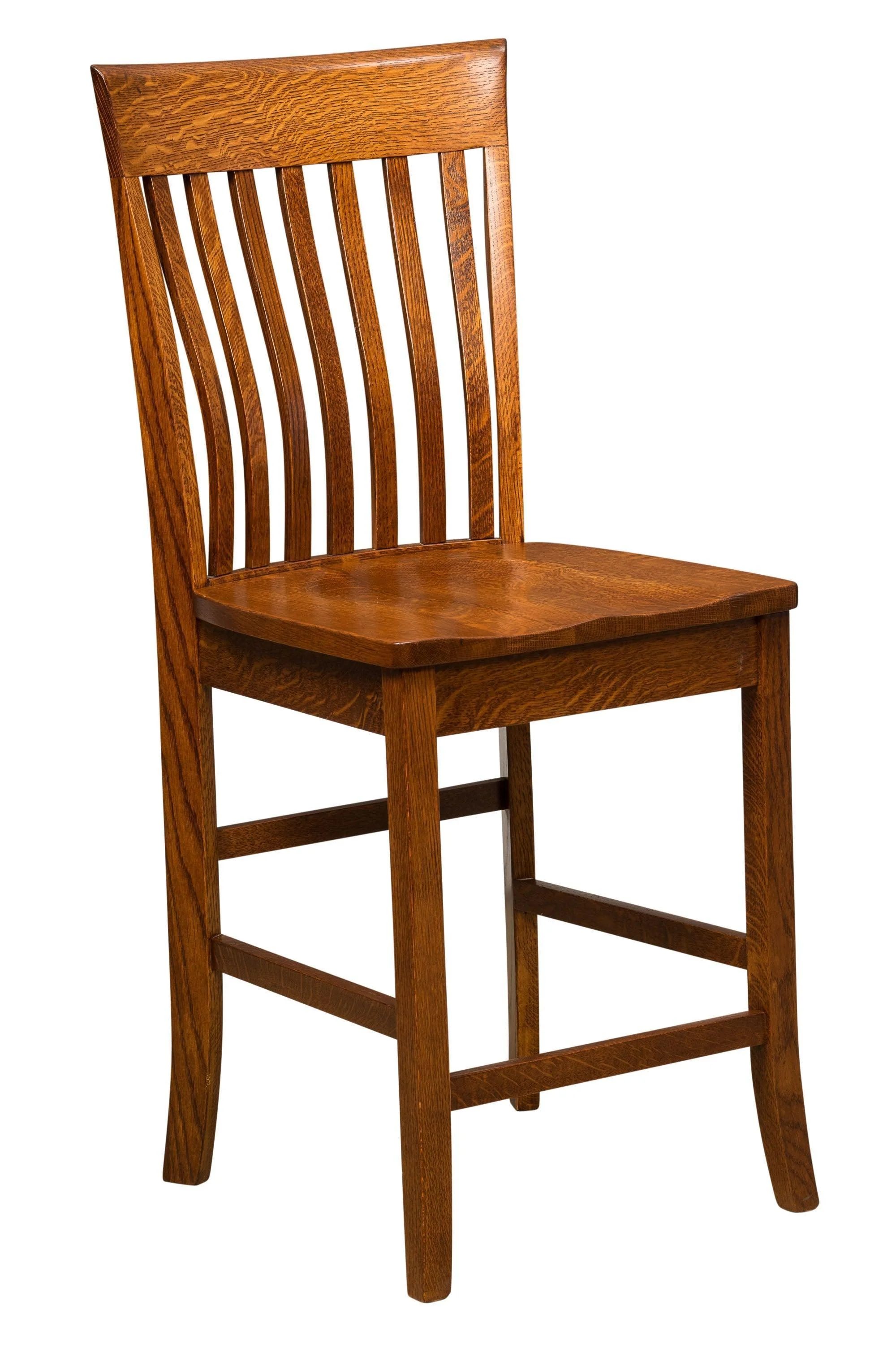 Amish Baytown Stationary Bar Chair - Quick Ship