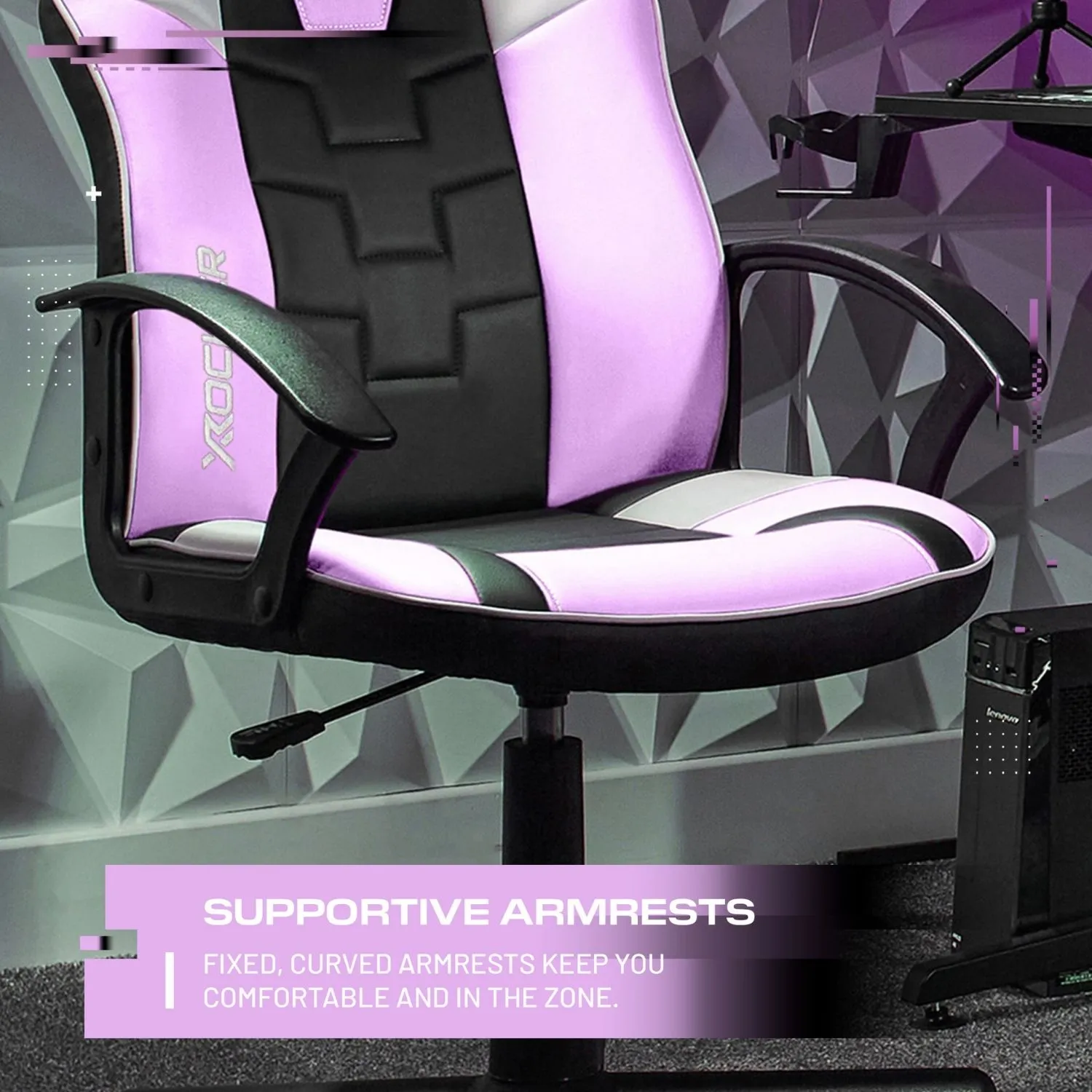 Saturn Ergonomic PC Office Gaming Chair - Pink