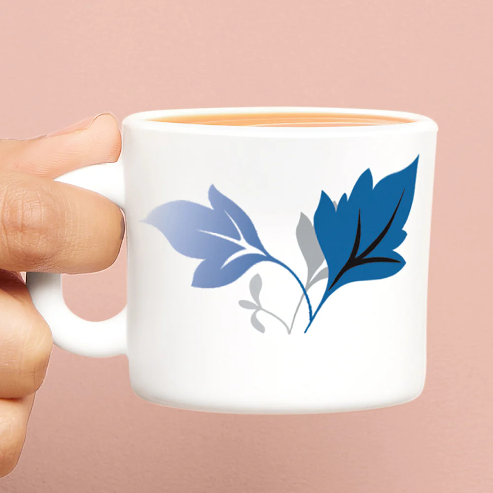 Larah by Borosil Ageria Mug Set, 100ml x 6