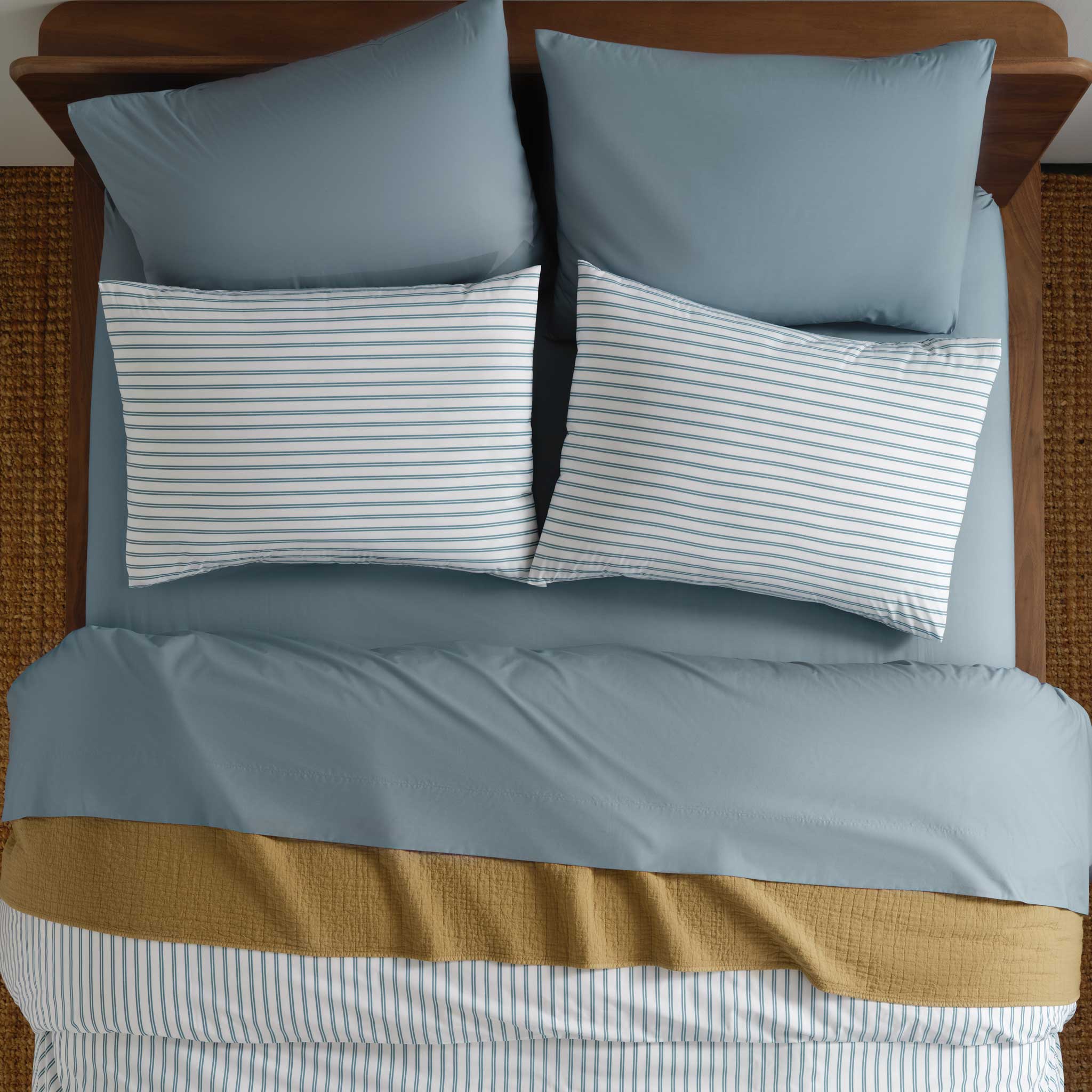 Lightweight Grid Cotton Bed Blanket - Last Call