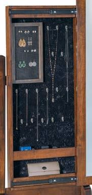 Amish Dumont Rustic Beveled Jewelry Mirror