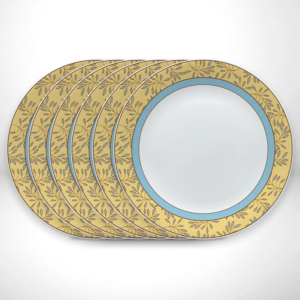 Larah by Borosil Sunhara Full Plate Set, 6 pc