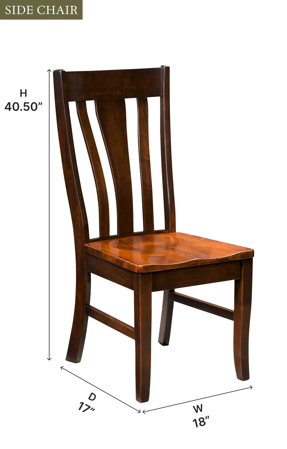 Amish Batavia Dining Chair - Quick Ship