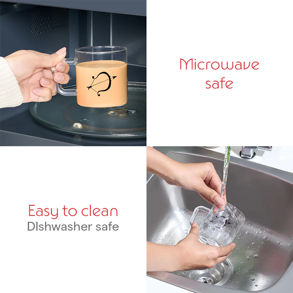 Borosil Zodiac Classic Mug-Saggitarius, 305ml