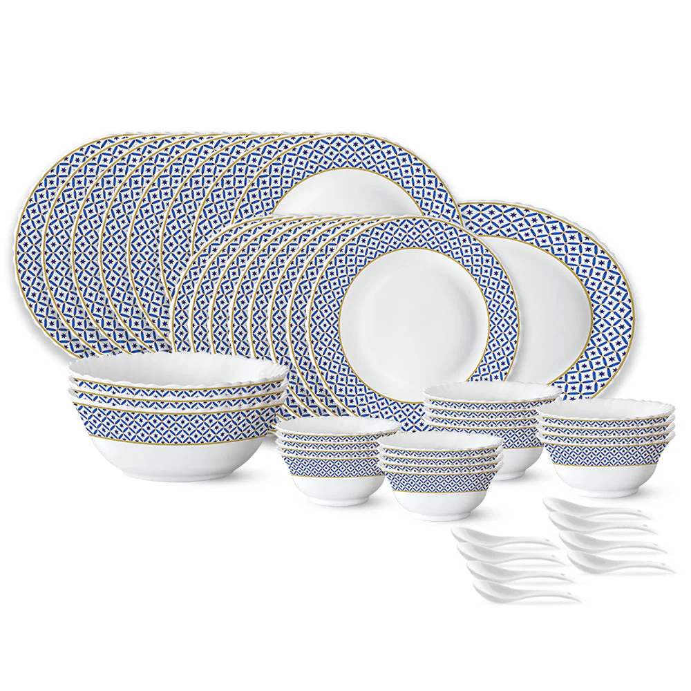 Larah by Borosil Juliet Dinner Set, 6 pc