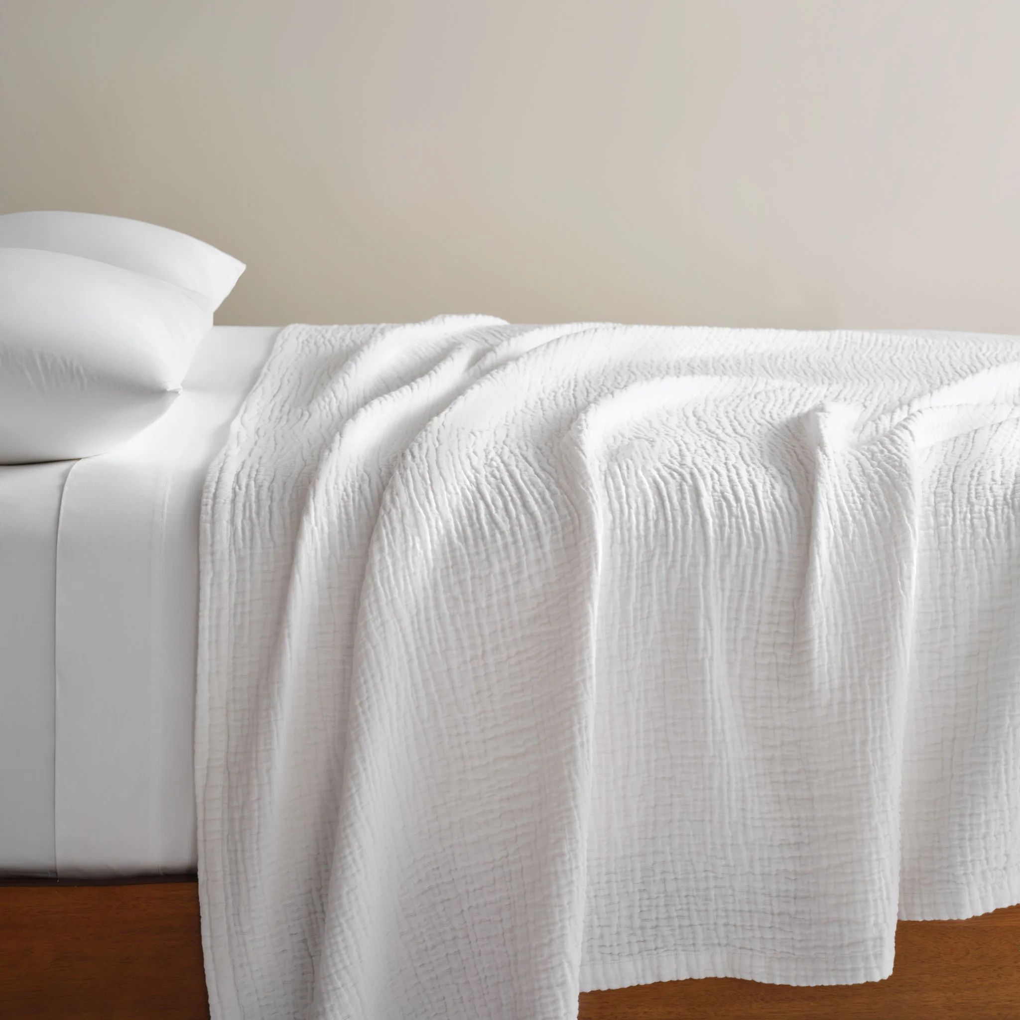 Breezeweave Crinkle Cotton Bed Blanket