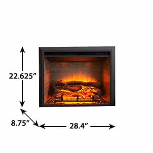 GreatCo 29-In Electric Fireplace Insert
