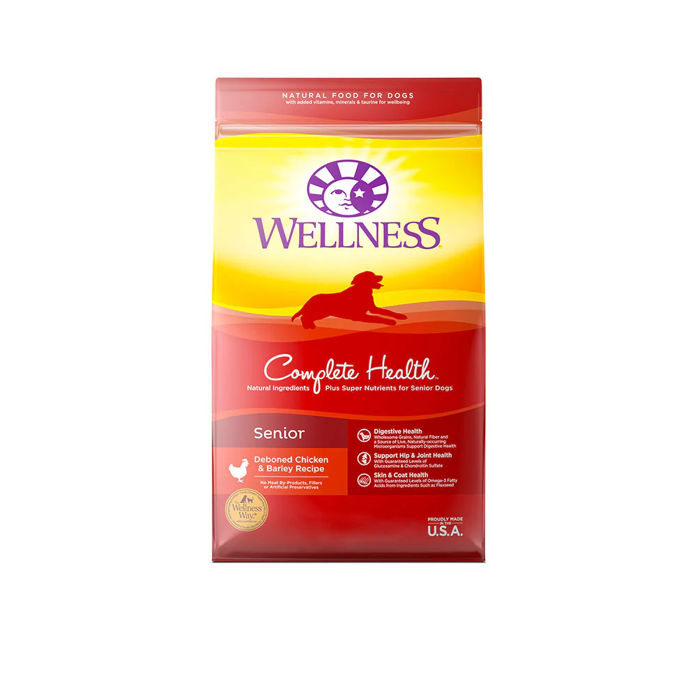 Wellness® Complete Health™ Deboned Chicken & Barley Recipe Senior Dog Food 30 Lbs