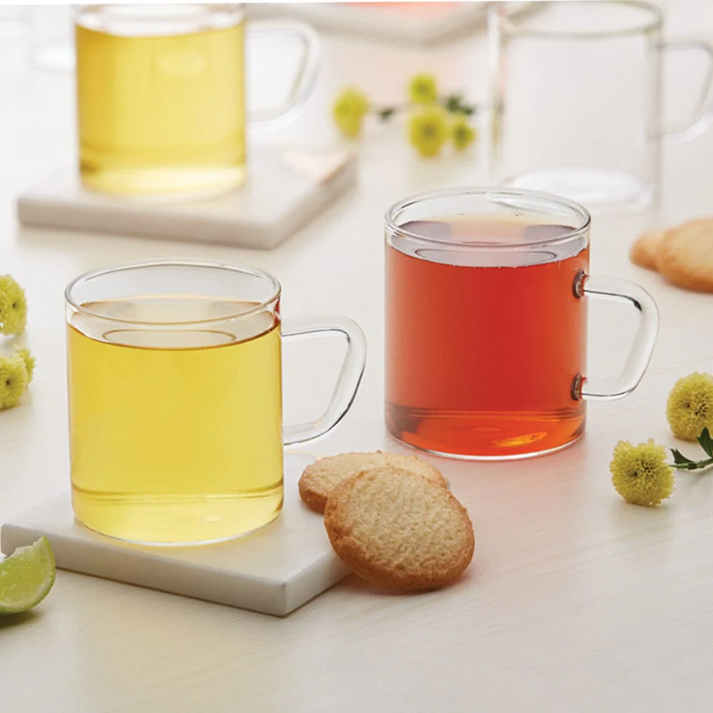 Borosil Vision Classic Delite Mug Set, 305ml x 4