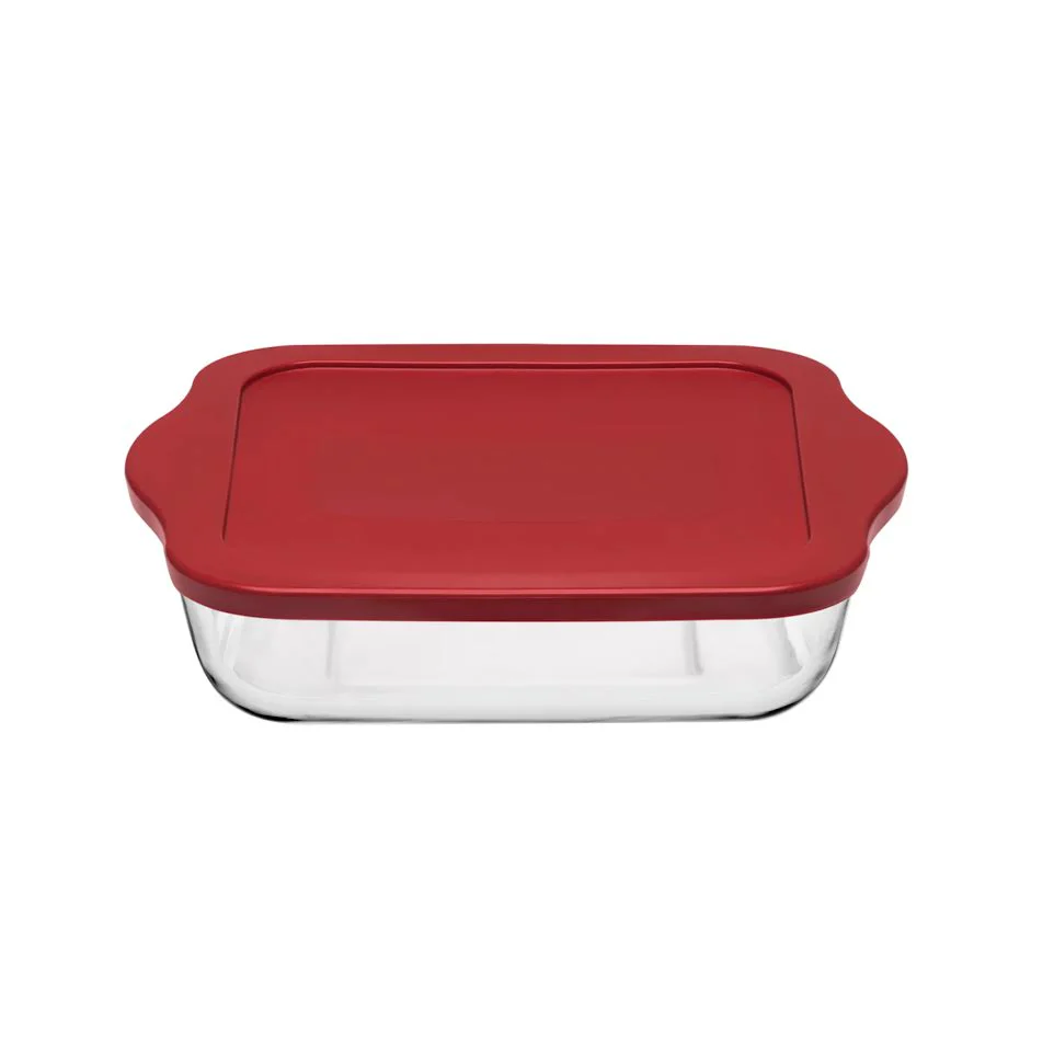 Borcam 3.2Lt Casserole with Lid Red