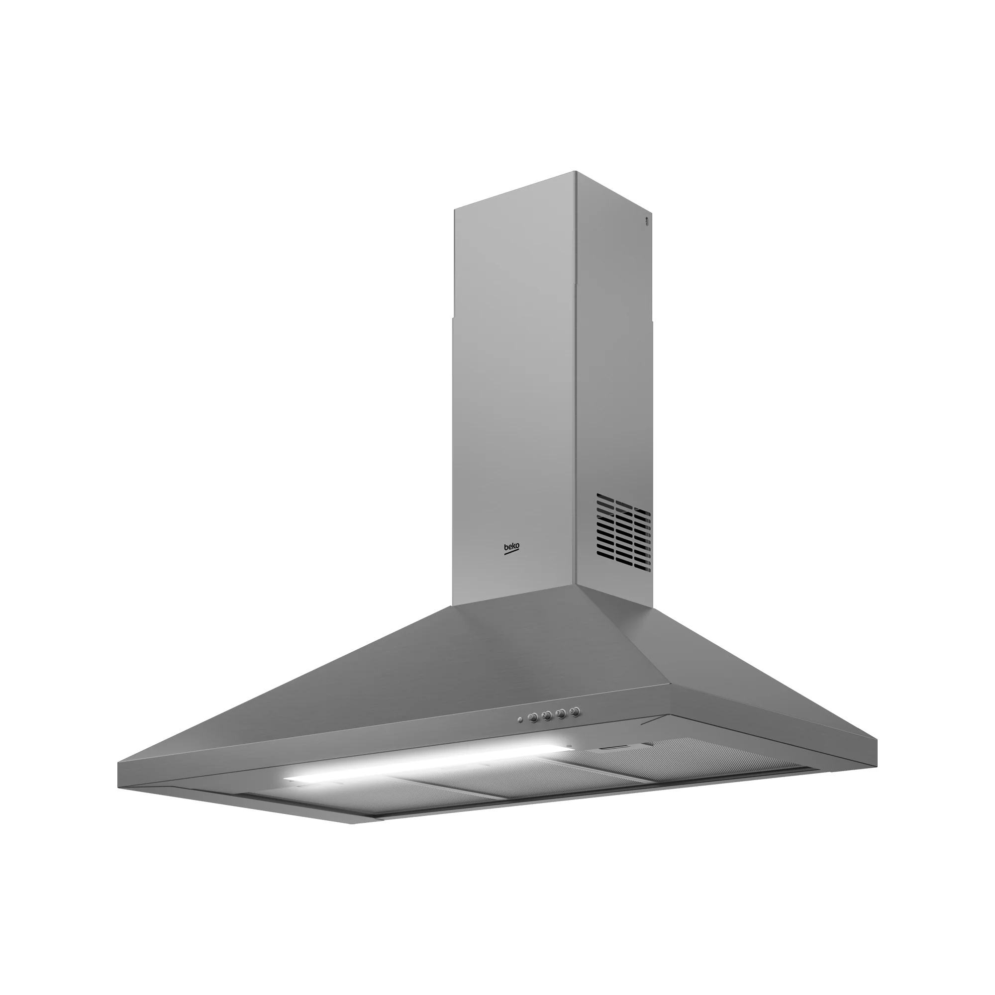 Beko 90cm Stainless Steel Chimney Hood Inox