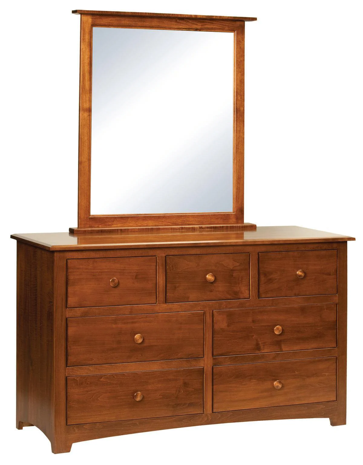 Amish Monterey Seven Drawer Dresser