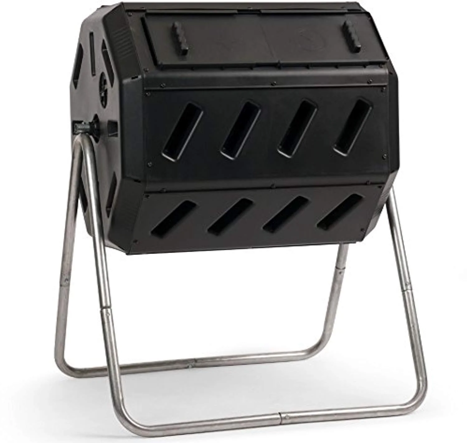 Tumbling Composter, Dual Chamber 37 Gallon