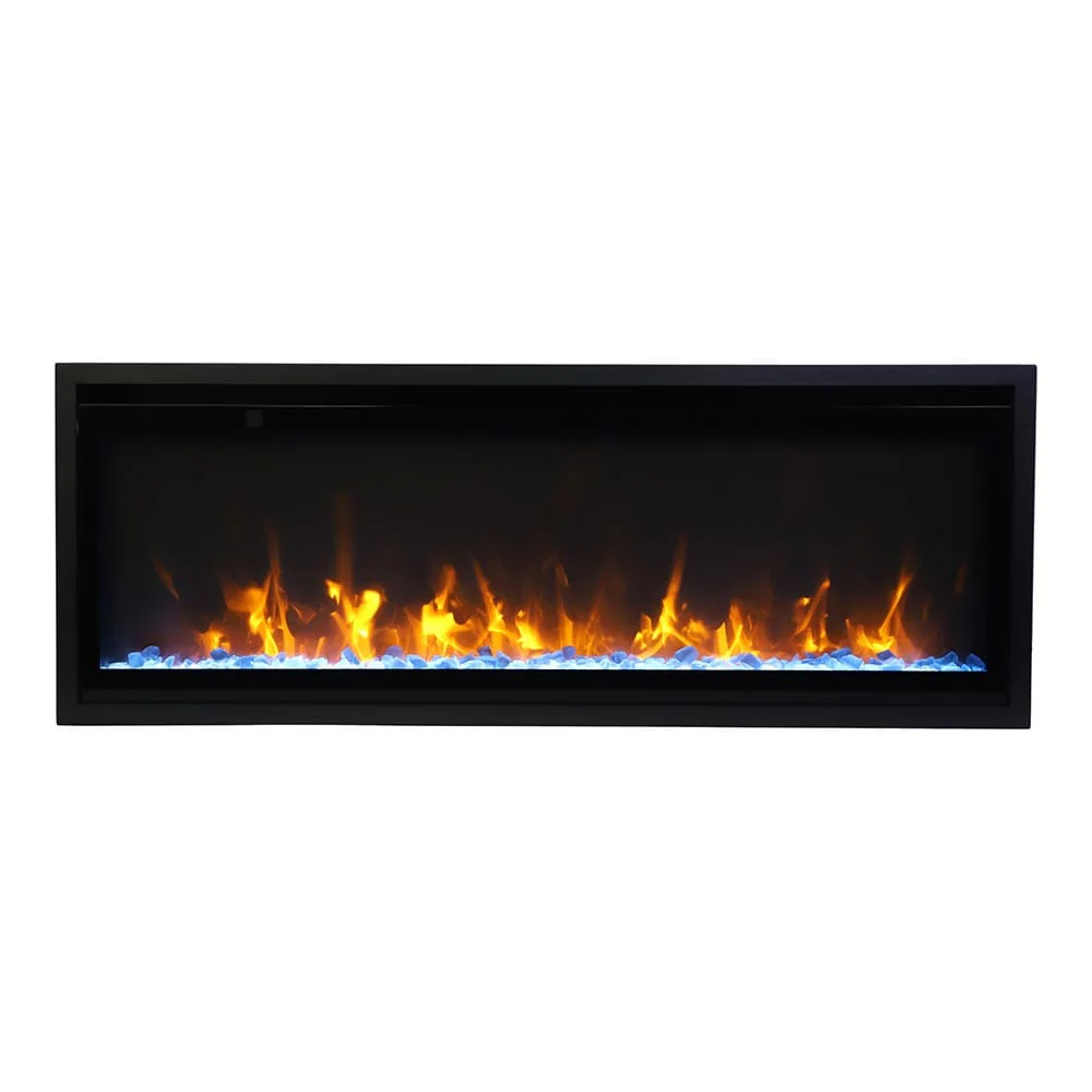 Amantii 42-in Symmetry XtraSlim Smart WiFi Linear Electric Fireplace