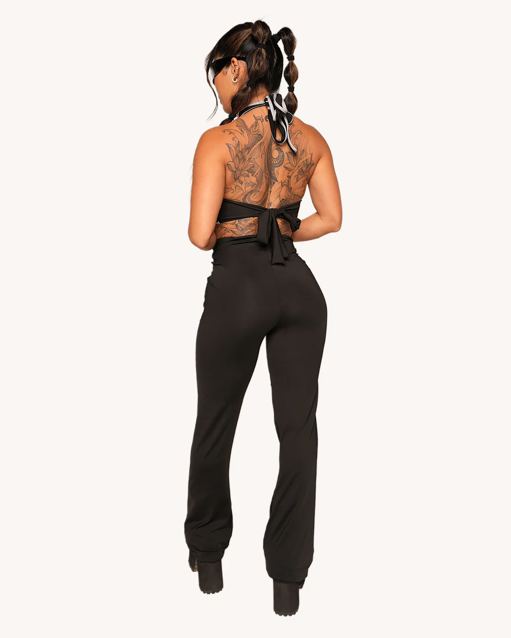 Night Vision Reflective Cutout Jumpsuit