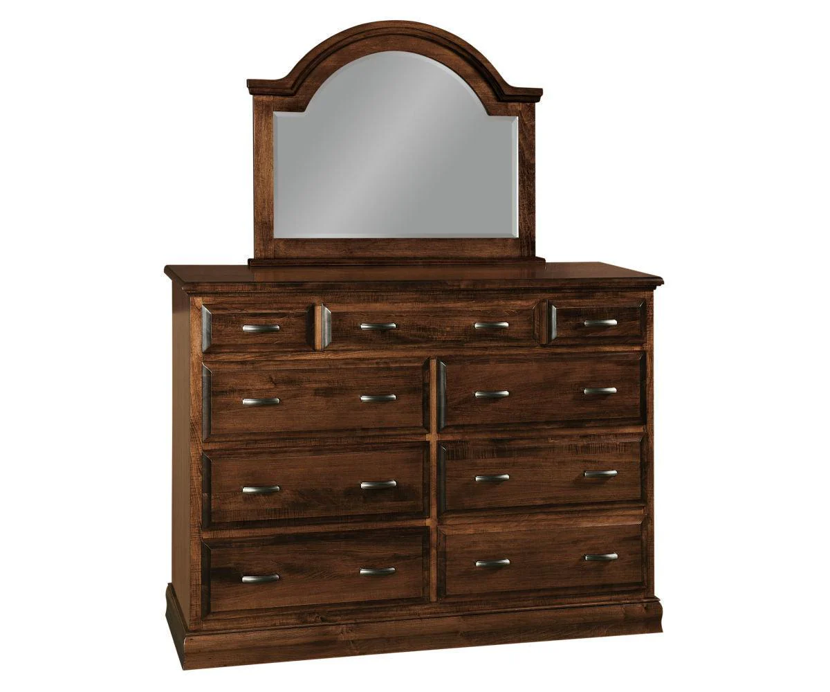 Amish Adrianna Nine Drawer Dresser