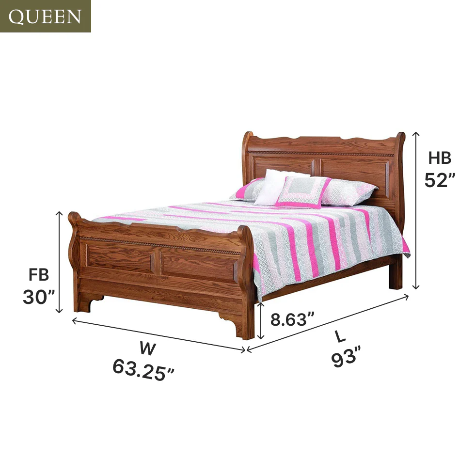 Amish Berkshire Bed