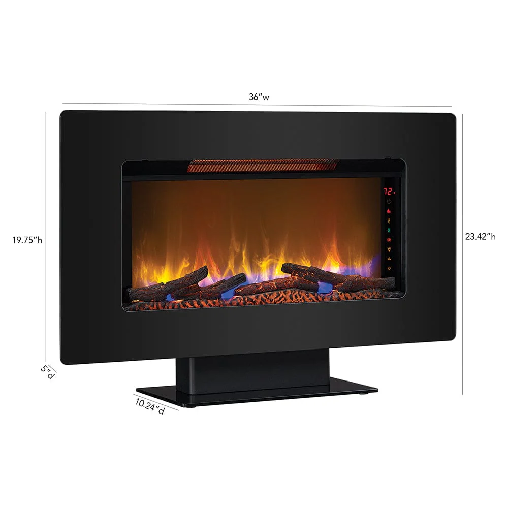 ClassicFlame 36-In Elysium Infrared Wall Hanging/Tabletop Electric Fireplace