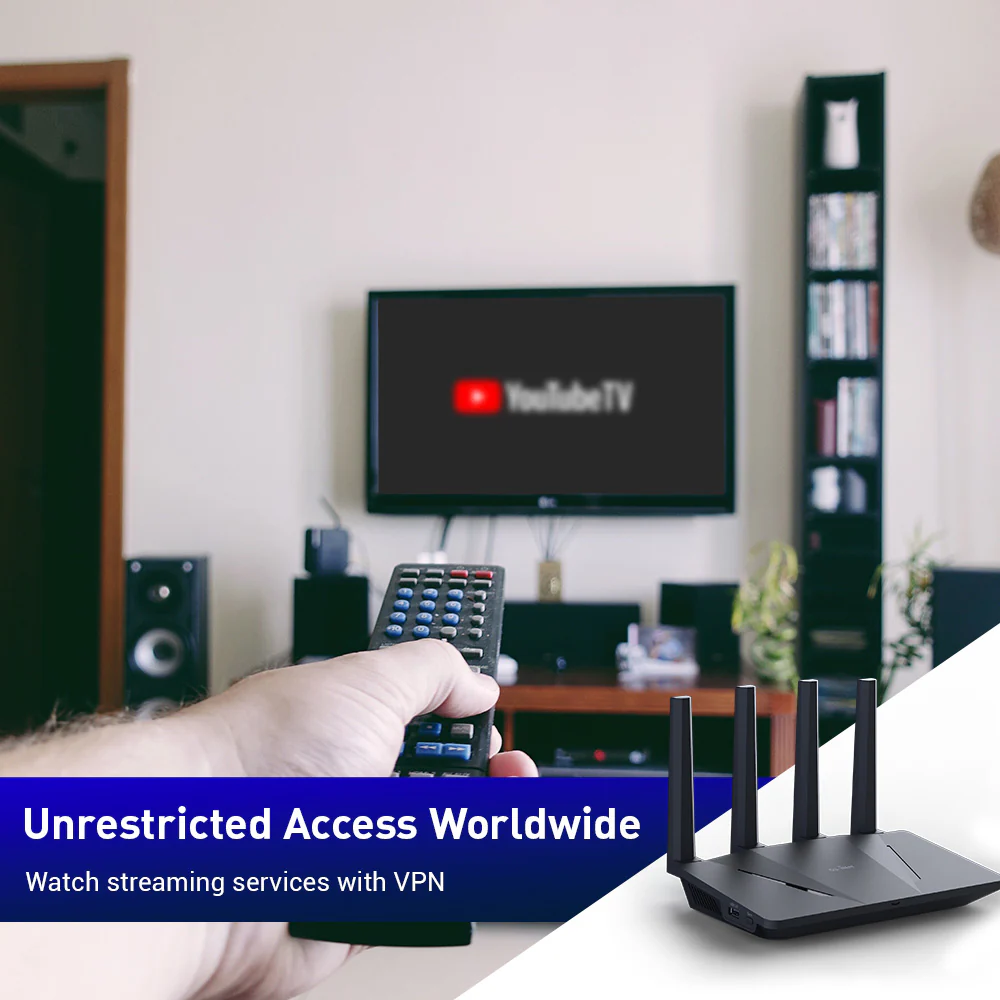 Flint (GL-AX1800) Wi-Fi 6 Home Secure Router