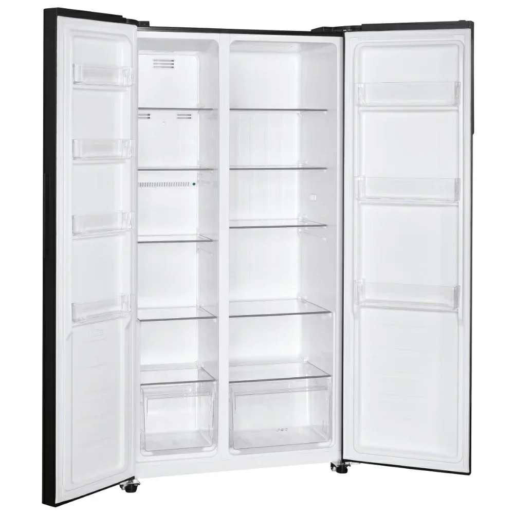 Candy American Fridge Freezer Frost Free Black | CHSBSV5172EBKN