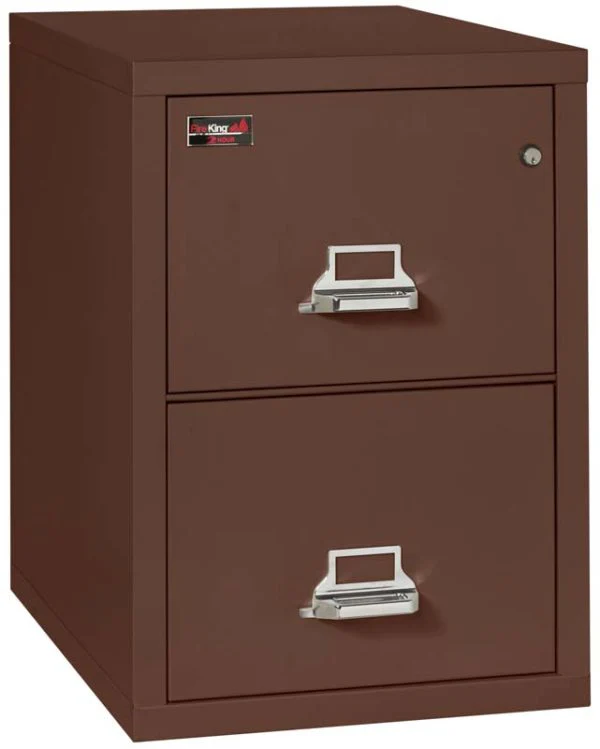FireKing 2-1929-2 Two-Hour Two Drawer Vertical Letter Fire File Cabinet