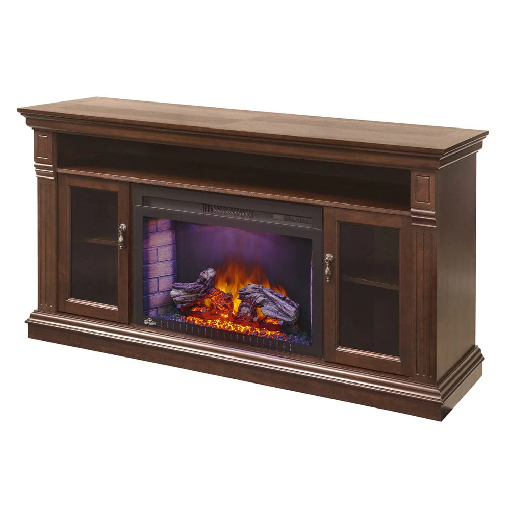 Canterbury Electric Fireplace Media Console in Espresso