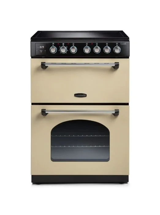 Rangemaster 128110 Classic 60cm Ceramic Cooker - CREAM/CHROME | CLA60ECCR/C