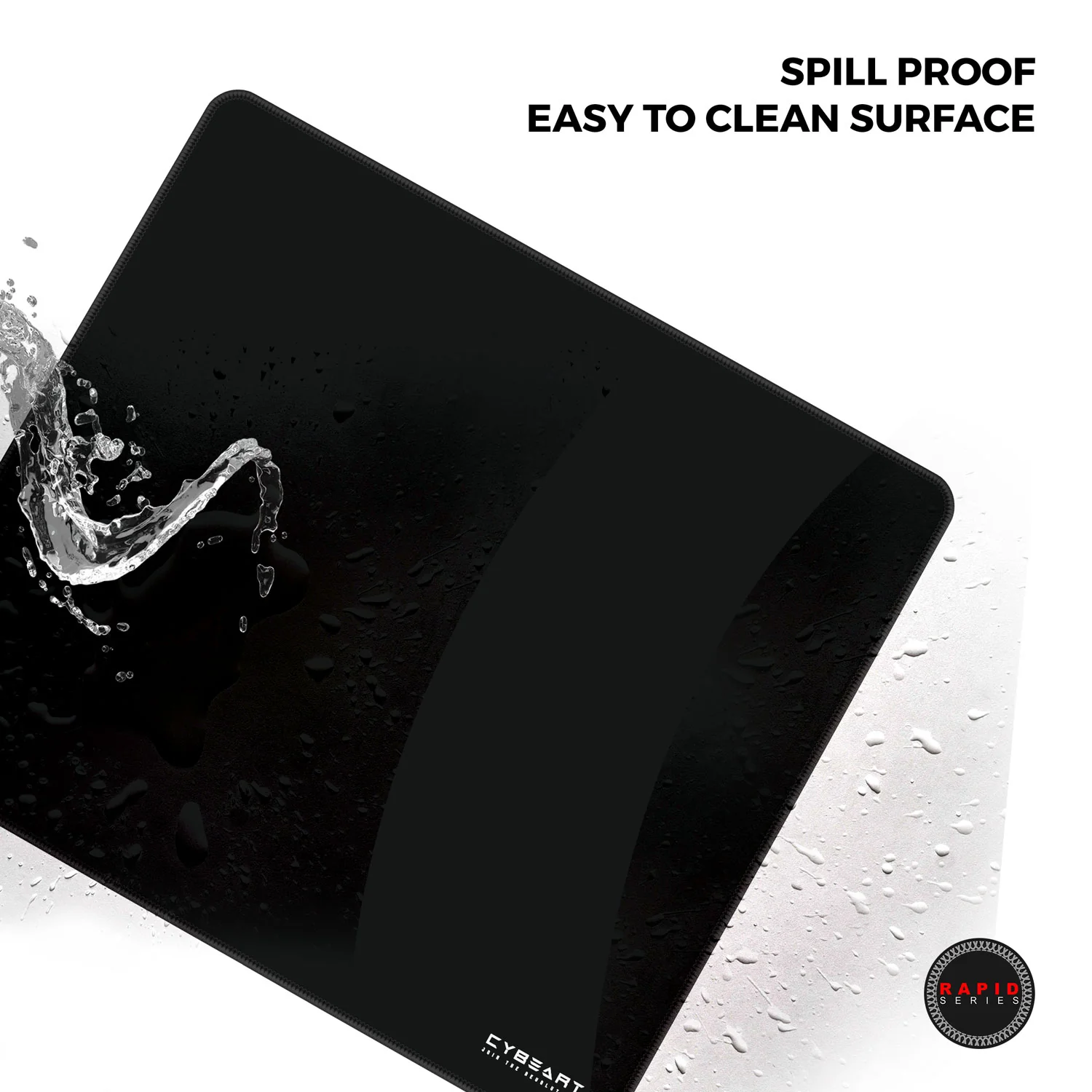 Ghost (Black) Gaming Mouse Pad