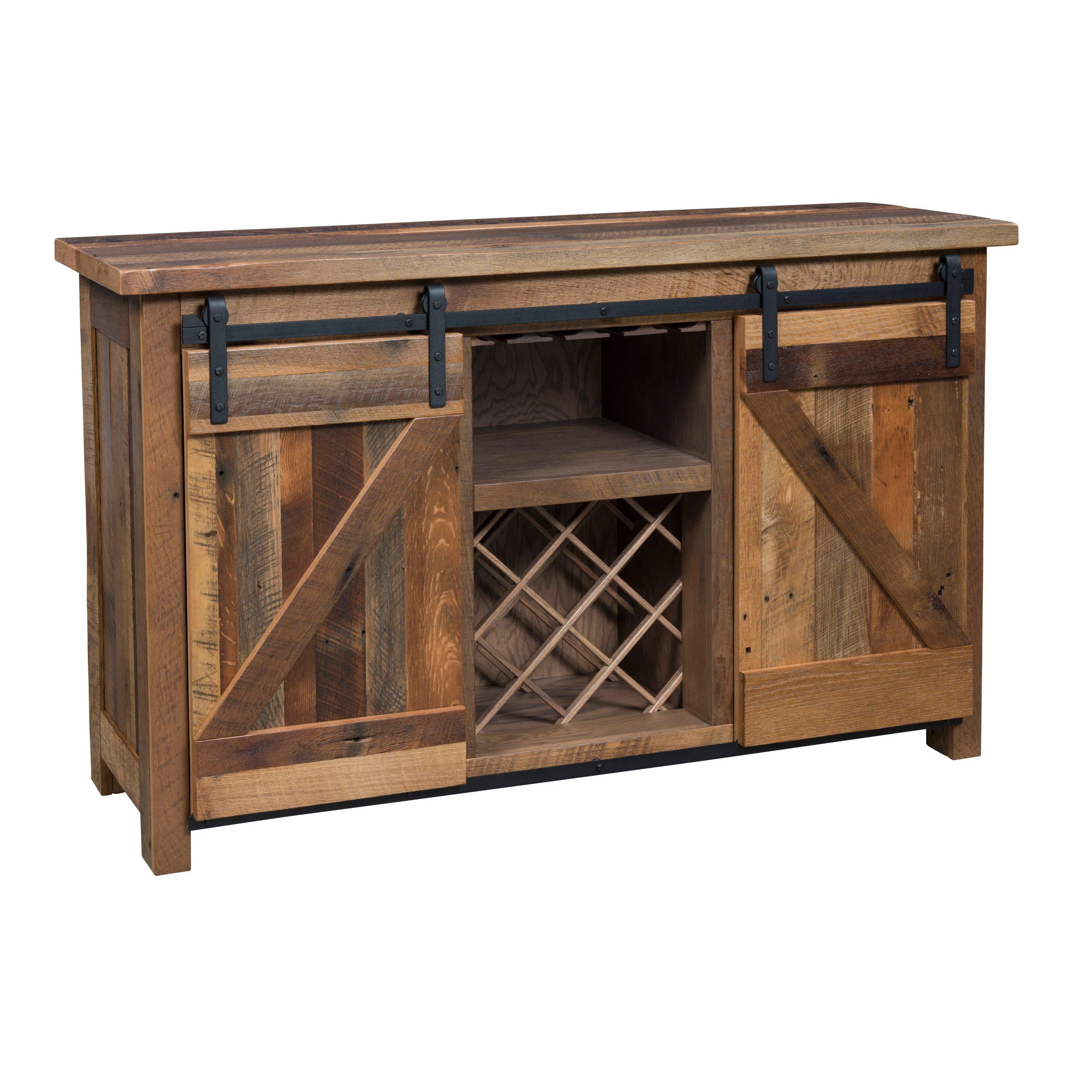 Amish Barn Door Wine Server