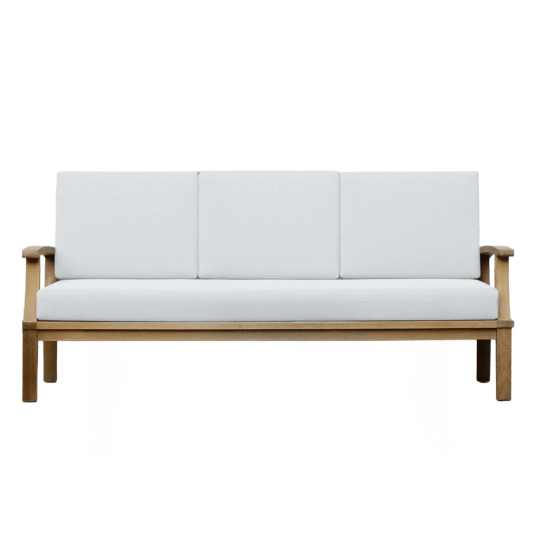 Solena Teak Outdoor 3-Seat Sofa