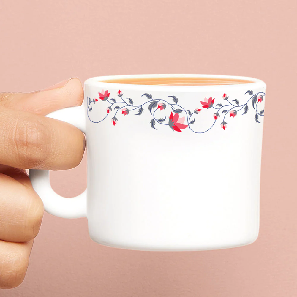 Larah by Borosil Pentas Mug Set, 240ml x 2