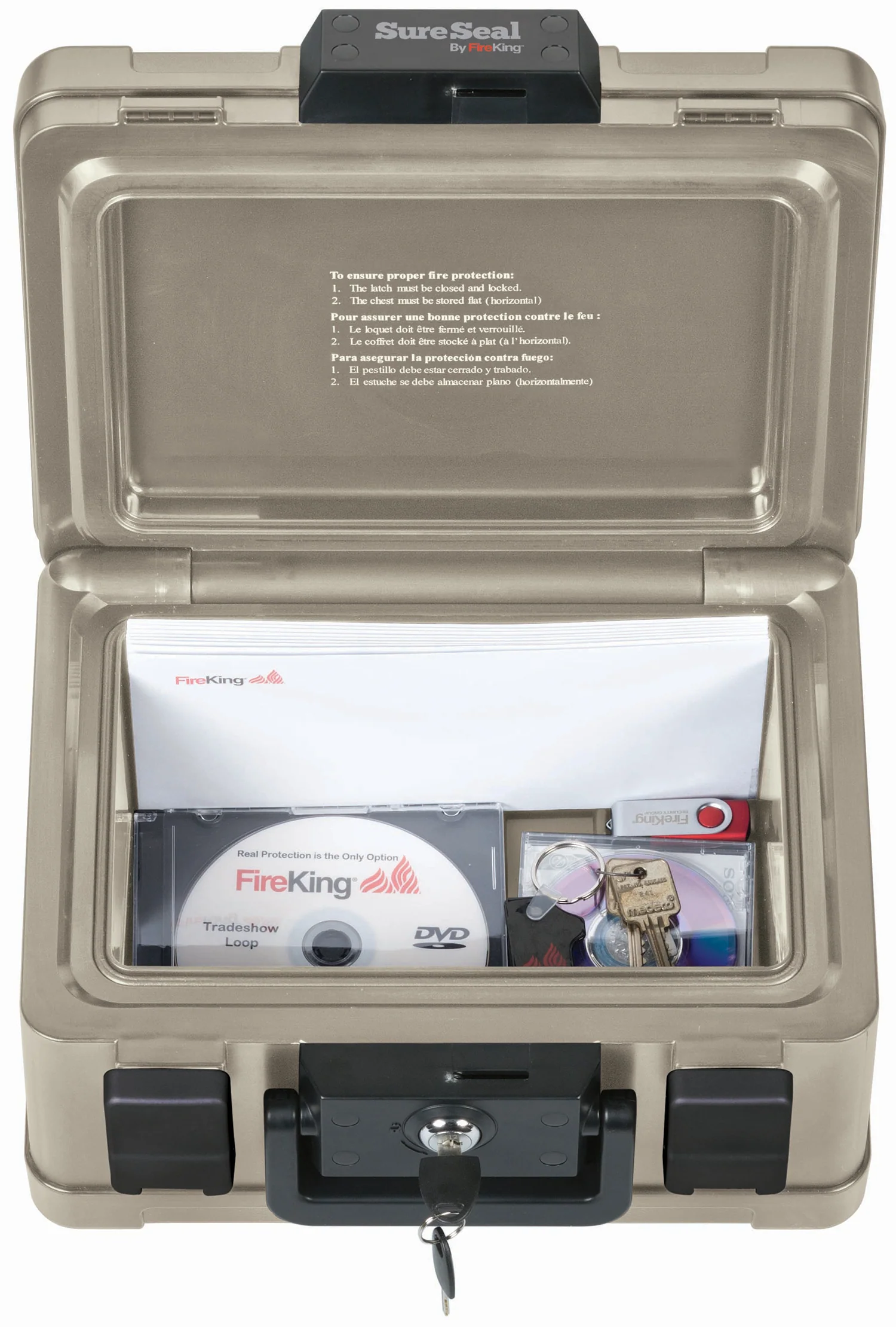 FireKing SS102 SureSeal Fireproof Waterproof Chest