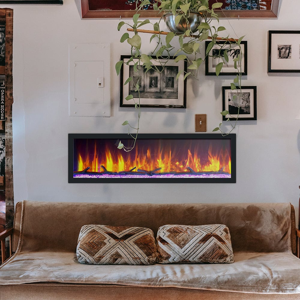 Dynasty 64-in Cascade Linear Electric Fireplace