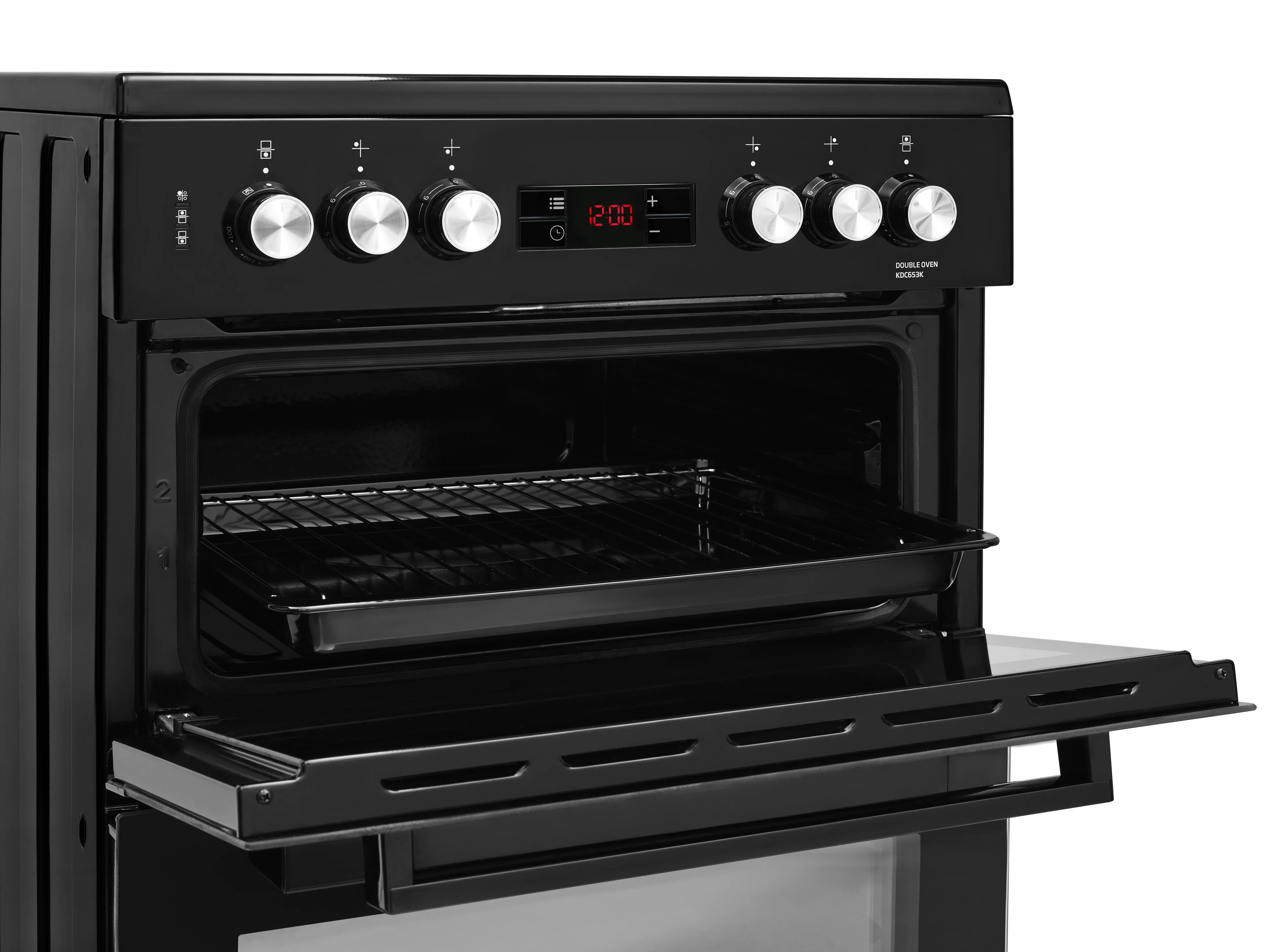 Beko Electric 60CM Cooker Black | KDC653K