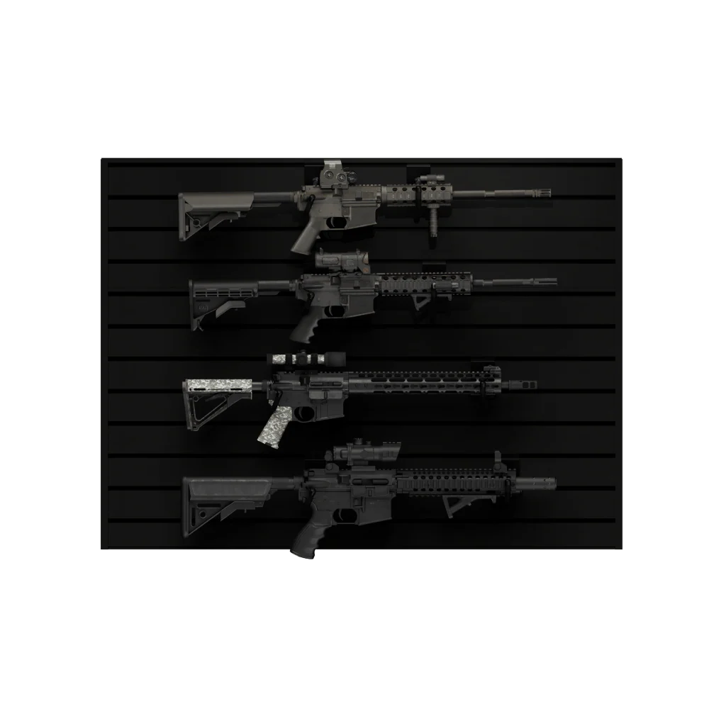 Hold Up Displays Four Rifle Wall Display HD101