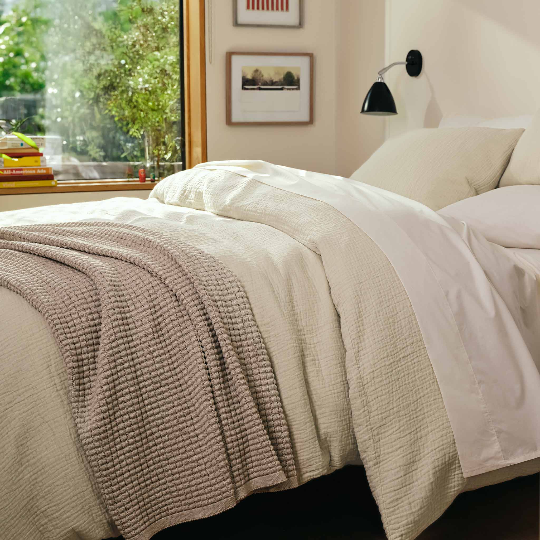 Breezeweave Crinkle Cotton Duvet Cover