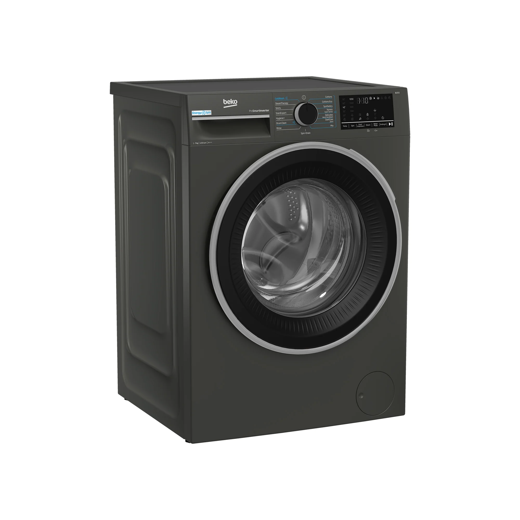 Beko 7kg Front Loader Washing Machine Manhattan Grey
