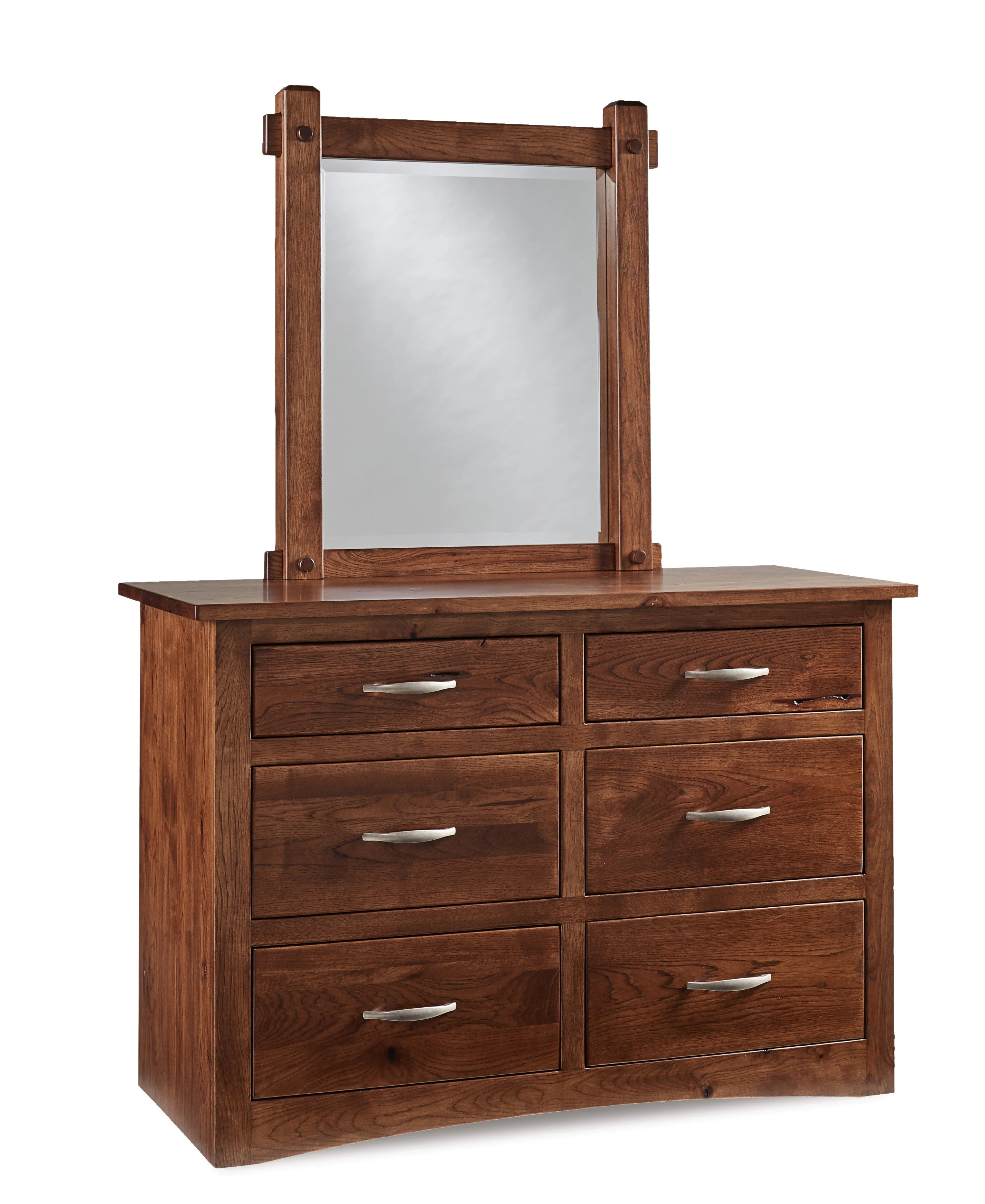 Amish Denver Six Drawer Dresser