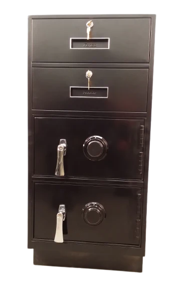 Fenco 207 Goldline Pedestal Unit with 2 Locking Box Drawers and 2 Steel Plate Lockers