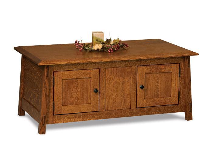 Amish Colbran Enclosed Coffee Table with Doors