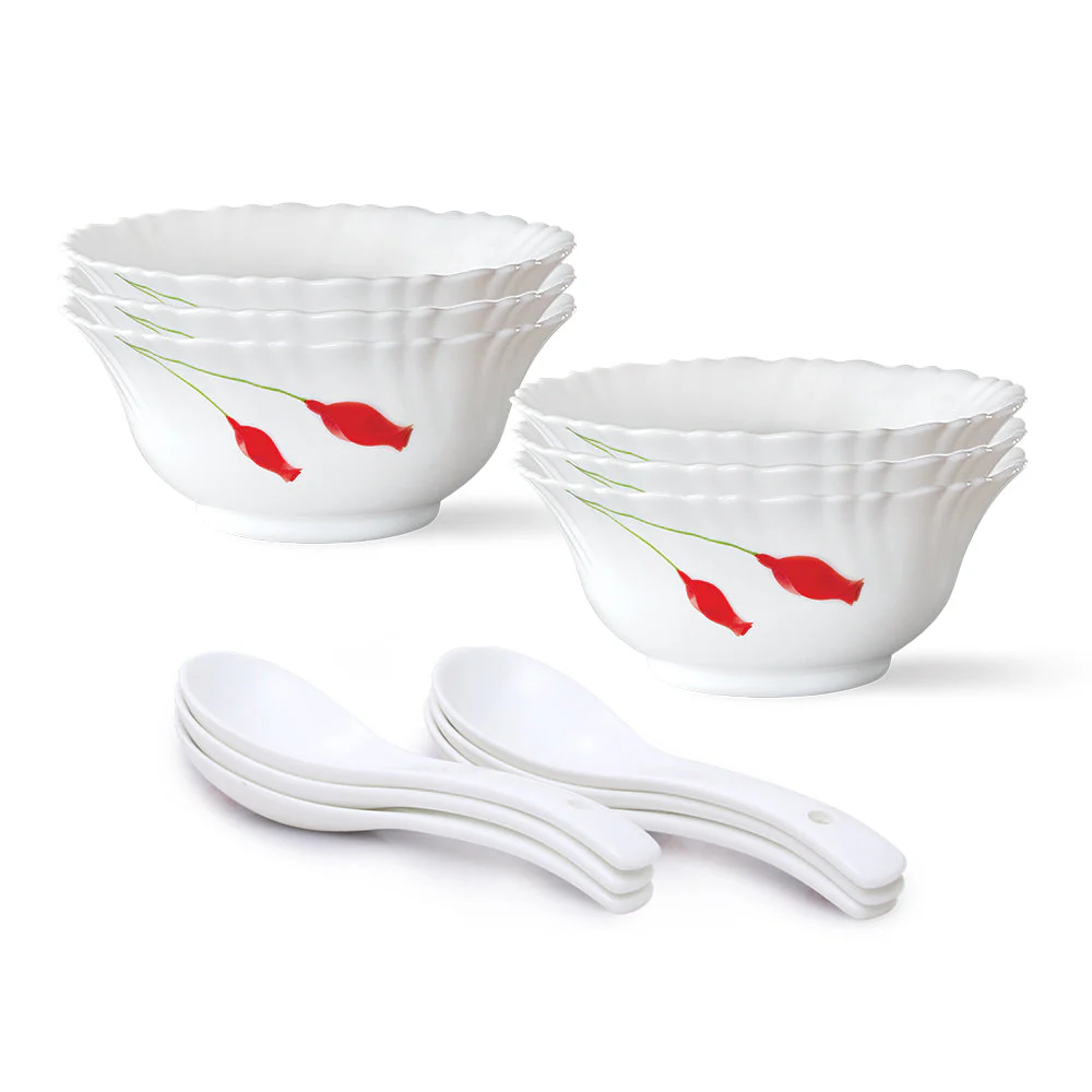 Larah by Borosil Diana Soup Bowl Set