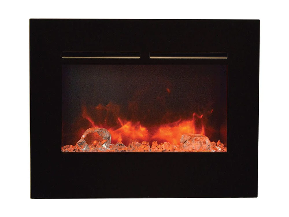 Amantii Zero Clearance Series Flush Mount 26-In Built-In Electric Fireplace - ZECL-26-2923-FLUSHMT