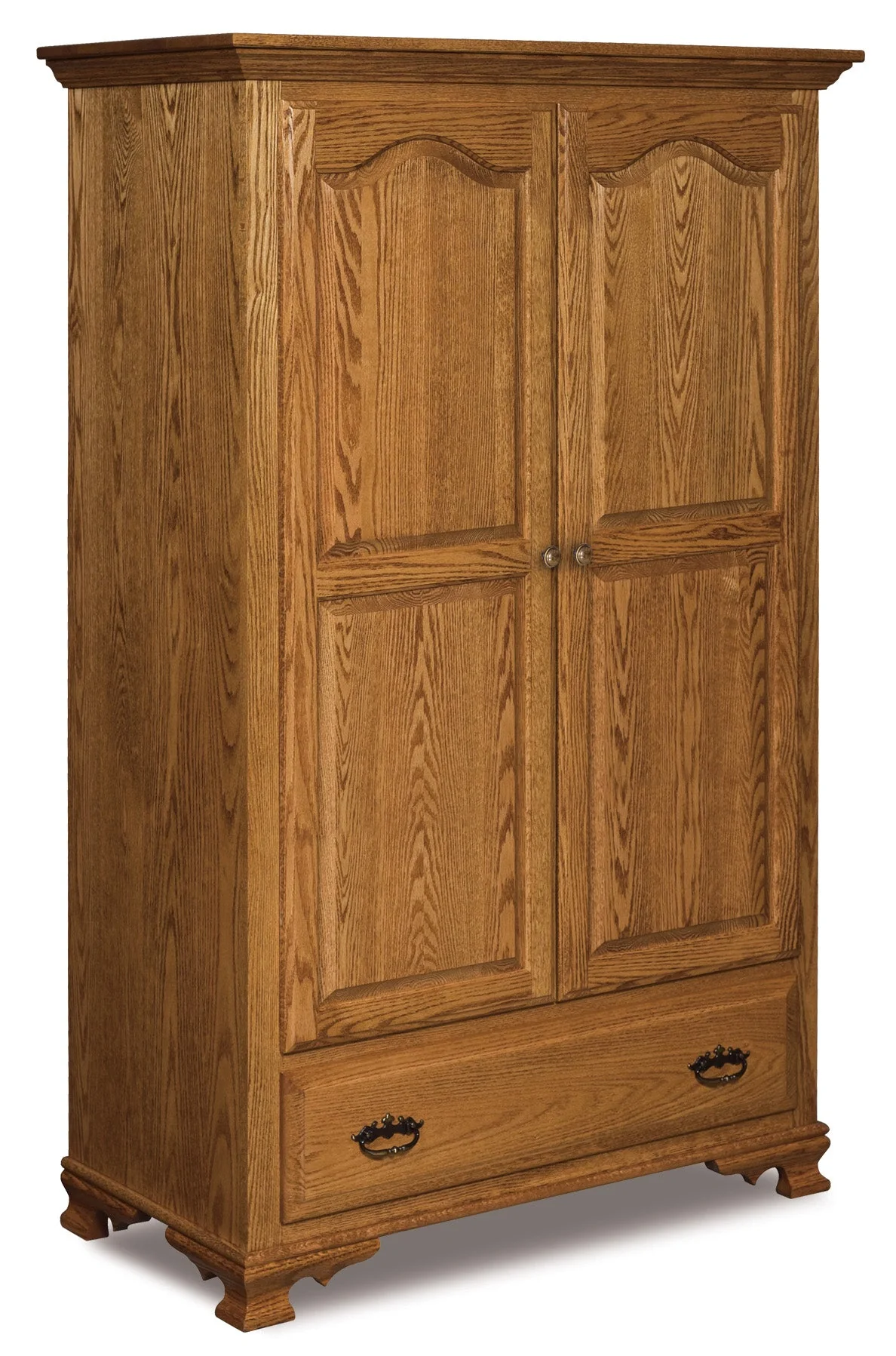 Amish Heritage One Drawer Two Door Wardrobe Armoire