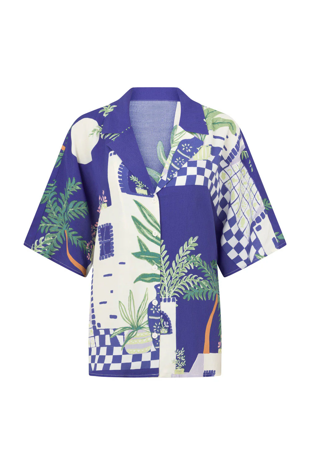 SAMPLE-Cheyna Top - Vista Blue