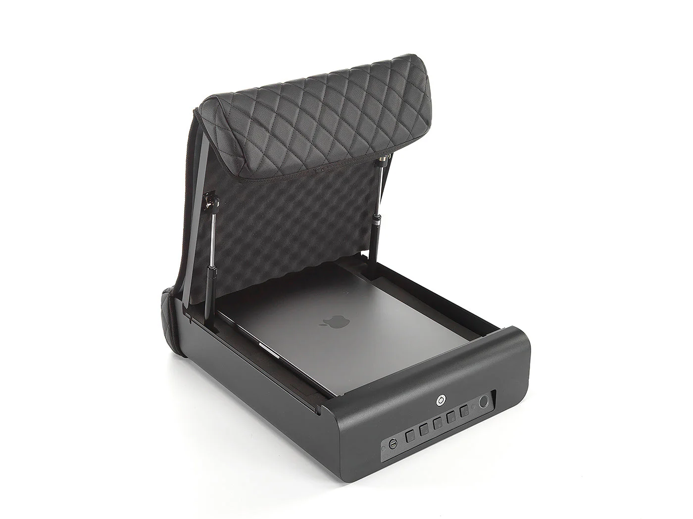 BoostedSafe Elite Biometric Vehicle Gun Safe – Fingerprint, Key & Digital Combo