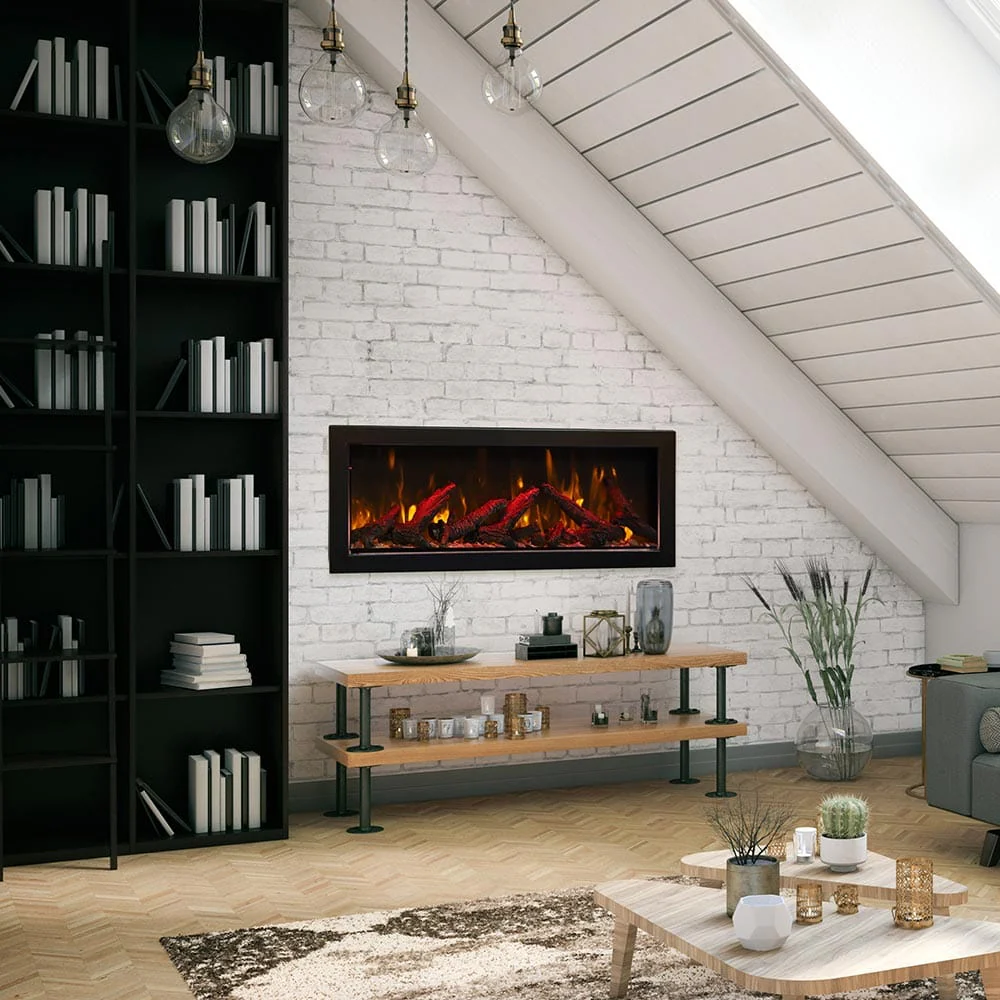 Amantii Panorama Series 40-In Deep Built In Electric Fireplace