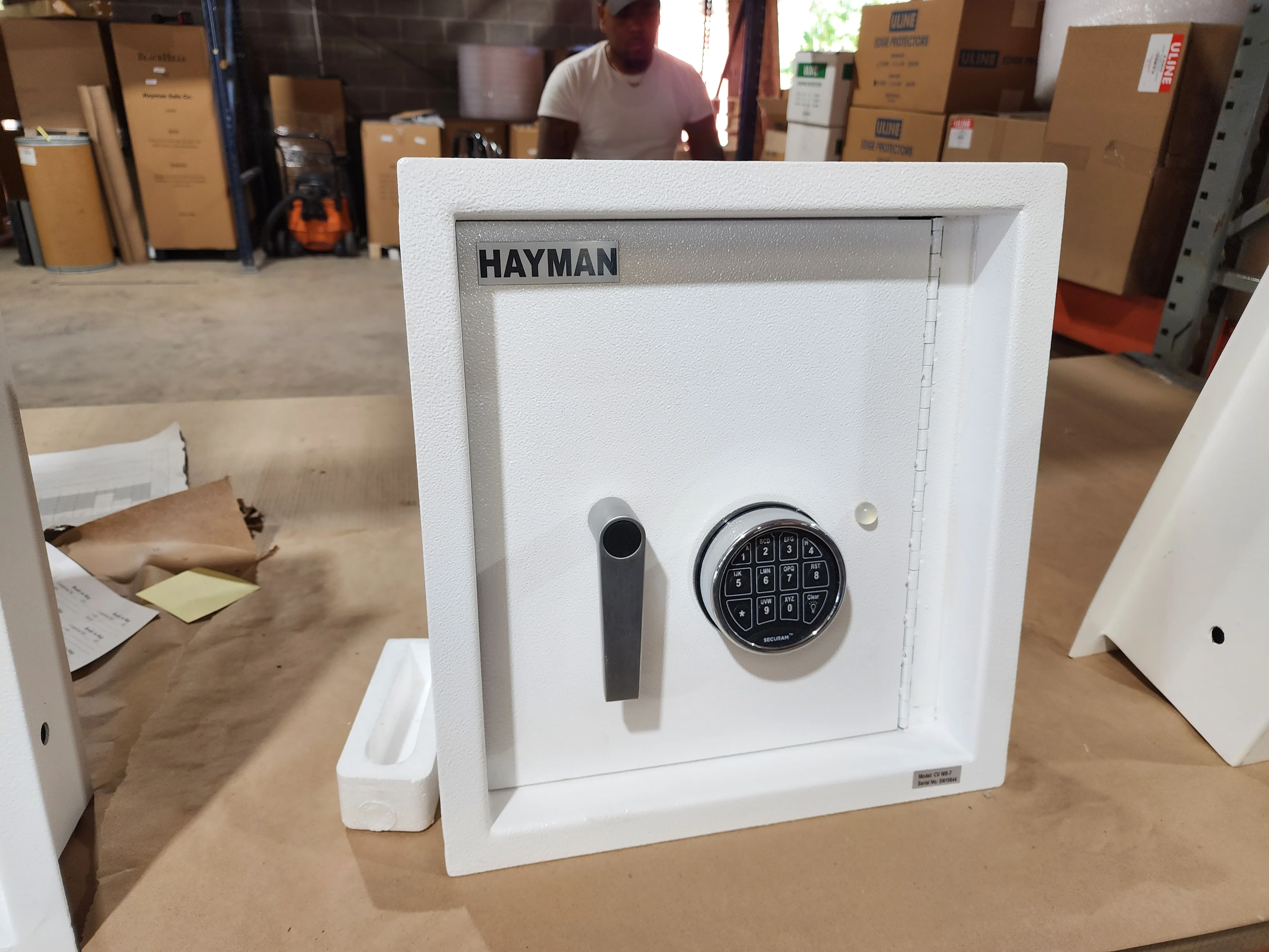 Hayman WS-7 Heavy Duty Wall Safe Blemished